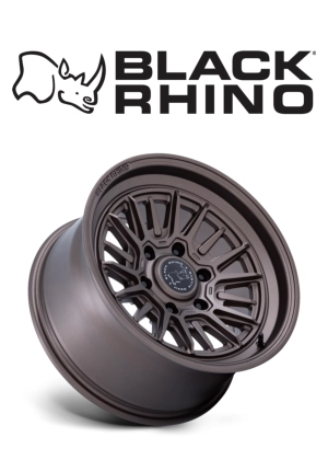 picture of wheel and brand logo BLACK RHINO