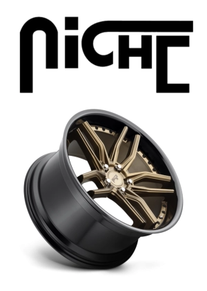 picture of wheel and brand logo niche