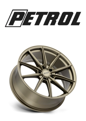 picture of wheel and brand logo PETROL